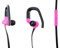 AIINO - GO SPORT Écouteurs Ergonomiques avec Microphone | Stabilité Optimale | Compatible avec iPhone, Samsung & Smartphones Huawei | Développé pour Sportifs | Accessoires Smartphone - Rose