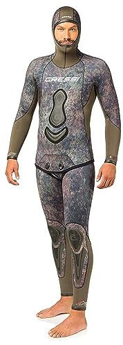 Cressi Seppia Jacket Wetsuit Man - Traje de Neopreno Camuflaje dos Piezas Separadas para Hombre, Chaqueta 5mm, XL