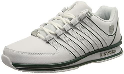 K-Swiss-Rinzler-White/Posy Green