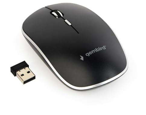 Gembird Mouse USB Optical WRL BLACK/MUSW-4BS-01