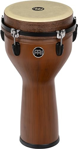 Jumbo Djembe Hand Drum with Deep Bass Tone — NOT MADE IN CHINA — Synthetic Shell and Head, 2-Year Warranty