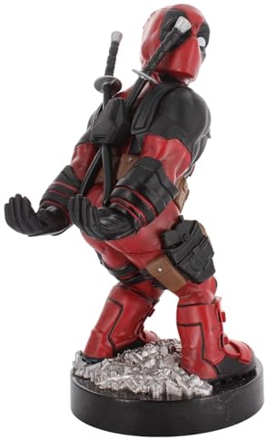 Cableguys Marvel Deadpool 3 'Bringing Up The Rear' Repaint Supporto Controller e Telefono - Porta Cellulare Compatibile con Xbox, PlayStation e la Maggior Parte dei Controller, Accessori Gaming