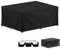 LAMUNI Gartenmöbel Abdeckung Wasserdicht Outdoor Tischabdeckung Winterfest Abdeckplane Gartenmöbel, 420D Oxford Tisch Abdeckhaube Schutzhülle für Gartentisch Sitzgruppe, Rechteckig, 300x200x80cm