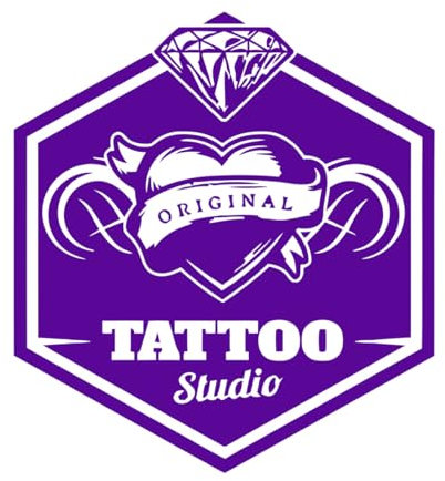 DIY Personalized Tattoo Studio Wall Sticker Removeable Vinyl Decal for Glass Door Window Decal Mural Tattoo Salon Shop Decor Small - 32x35cm