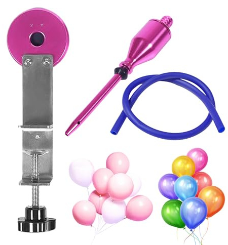 Máquina Infladora Embutidora Globos Profesional: Bomba De Aire Eléctrica 2 Modos Para Llenar Rellenar, Incluye Herramienta Expansora Bolas BOBO Para Decoración