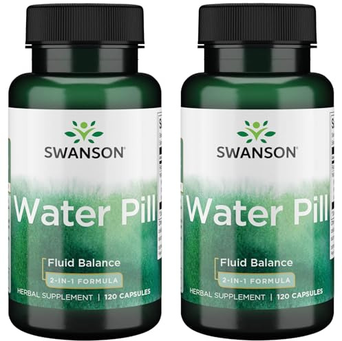 Swanson Super-Strength Water Pill 20 Milligrams 120 Capsules (2 Pack)