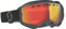 Scott Fury Snow Cross Schwarze Brille (Black/Grey,One Size)