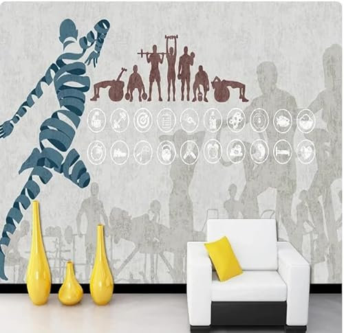 Papel tapiz 3D con motivos deportivos, papel tapiz, murales decorativos abstractos, fotos, pintura, 3D, 400 x 280 cm