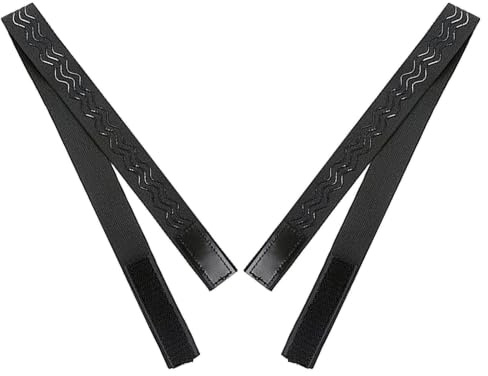 HOMOCONO Support Nasal pour Récupération Chirurgicale pour Lunettes Post-rhinoplastie en Polyester et Métal, Bandeau Noir Doux Pack de 2 Pièces Confortable et Ajustable
