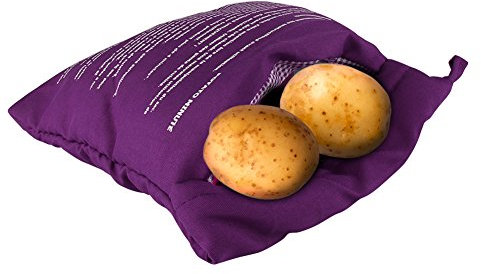 Patatas Microondas Bolsa Microondas Horno Bolsa de cocinero patatas tortillas mazorca de maíz Express Hornear Herramientas, 1 Stü. Lila