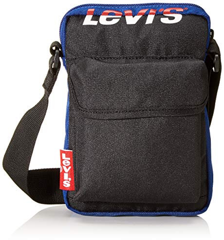 LEVIS FOOTWEAR AND ACCESSORIES L Series Small Cross Body Color Block, Herren Business Tasche, Blau (Marine), 14x8x20 cm (W x H L)
