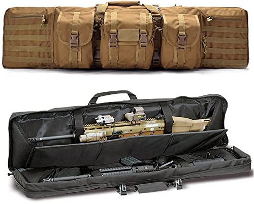 Mjuk GeväRsväSka, Dubbel VapenväSka FöR GeväR, Taktisk GeväRryggsäCk GunsväSka Mjuk HagelgeväRsväSka AirsoftväSka PistolväSka FöR Utomhusjaktfiske