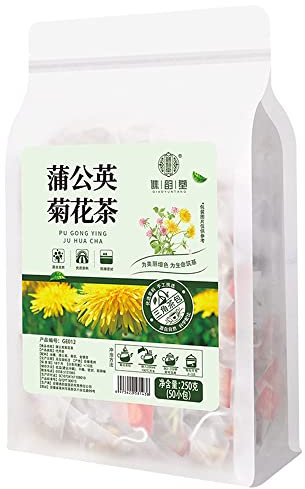 cn herb Dandelion Chrysanthemum Tea 250g/ Bag Triangle Bag
