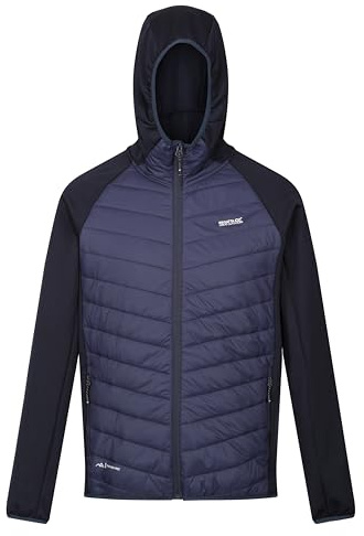 Regatta Mens Andreson VIII Hybrid Padded Hooded Soft Shell Jacket