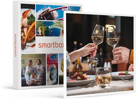 Smartbox - Cofanetto Regalo - Giro d'Italia del Gusto: 1 Cena di Coppia con Bottiglia di Vino Inclusa - Idee Regalo Originale