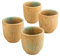 Cappuccino Cups Set, Stoneware Coffee Mug Set of 4, 7.5 Oz Cups for Tea/Coffee/Milk/Cappuccino, Stylish Tea and Coffee Mug Set - Serie Whea