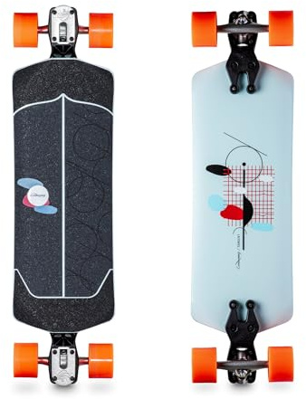Loaded Boards Tangent Longboard Commuting Cruising Skateboard Complete (85mm Caguama 80a Wheels, Paris 150 50° Trucks)