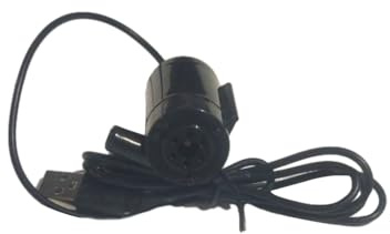 budiniao Mini Bomba de Agua Sumergible USB de bajo Ruido para peceras Acuario Fuente jardín 1.8A DC 5V Kit de Herramientas de Suministros para Mascotas, Negro