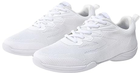 Viaoragiosa Cheerleading Sneaker,Scarpe da Cheerleading da Donna,Scarpe da Cheerleader Traspiranti,Scarpe da Cheerleader Fitness,Leggere E Comfort,per da Cheerleading,da Allenamento,Fitness