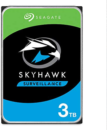 Seagate Skyhawk Surveillance ST3000VX009 3TB SATA 6.0 Gb/s 256MB Hard Drive (Renewed)