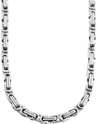 Akzent Vissam Herren-Kette Königskette Halskette Halsschmuck Edelstahl silberfarbig 5000139 (55)