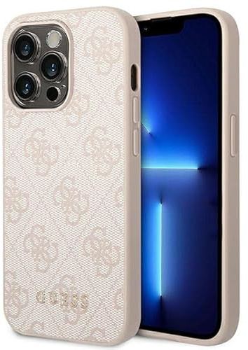 Guess GUHCP14XG4GFPI hülle für iPhone 14 Pro Max 6, 7'', Hard case 4G Metal Gold Logo, Rosa
