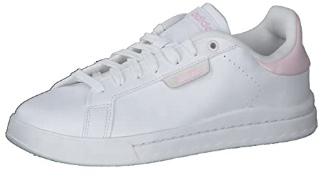 adidas Damen Court Silk Shoes, Cloud White / Cloud White / Almost Pink, 38 2/3 EU