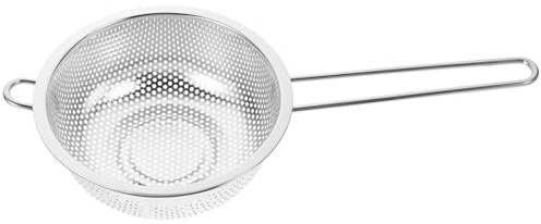JOINPAYA Panier à Légumes en Acier Inoxydable Manche Long Passoire Fine pour Égouttage de Pâtes, Riz et Fruits, Usage Culinaire Style Aléatoire