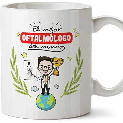 MUGFFINS Taza Oculista (Mejor del Mundo) - Regalos Originales y Divertidos de Oftalmología