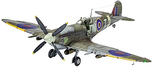 Revell RV00457 Supermarine Spitfire Mk.IXc-Technik Model Kit with Electronics, Unpainted