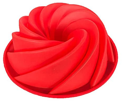 Xinlie Napfkuchen Back Form Backform der Serie Emaille Napfkuchenform Kuchenform Silikonbackform Tortenformen Gugelhupfform Antihaft Wiederverwendbare Kuchenform Set Gugelhupf Backform für DIY Backen