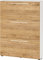 Germania Schuhschrank 3884-513 GW-Wildomar, in Weiß/Navarra-Eiche-Nb., Platz für bis zu 12 Paar Schuhe, geringe Tiefe - ideal für schmale Flure, 100 x 129 x 19 cm (BxHxT)