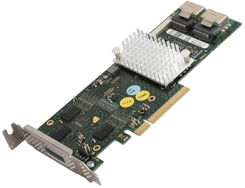 Annadue Scheda Controller LSI SAS 2108 /SAS 6Gbs 512M Cache con 8 Porte, Alta velocità, 6Gb/s per Interfaccia, per 0, 1, 5, 6, 10, 50, 60