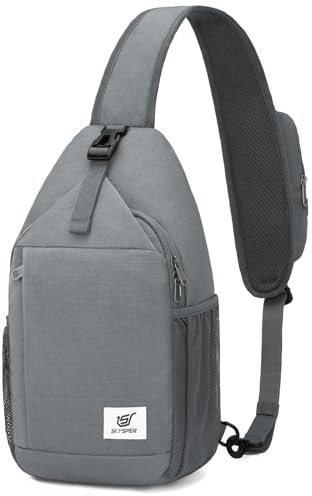 SKYSPER Schultertasche Brusttasche Crossbody Sling Bag Anti-Diebstahl Umhängetasche für Herren & Damen