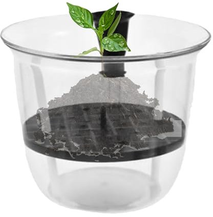 ZunetsUtock Fioriera interna per irrigazione automatica - Contenitore decorativo per piante erbe da giardino | Pentola intelligente per l'idratazione del suolo, unità di coltivazione di fragole