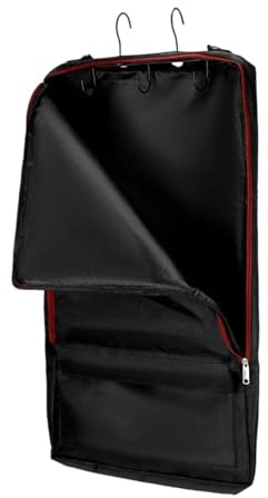 perfk Bolsa para Bridas de Caballo con Ganchos, Soporte Ecuestre para Exteriores, Bolsa de Almacenamiento Colgante, de Transporte para riendas, Cuerda de