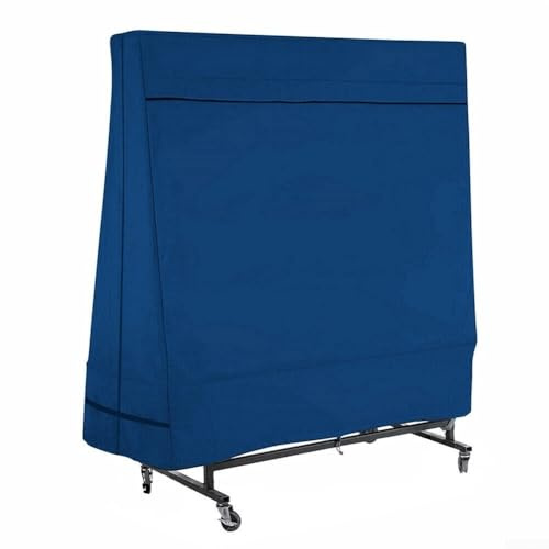 Yuanpgky - Funda impermeable ajustable para mesas de ping pong, protector Oxford para exteriores, azul