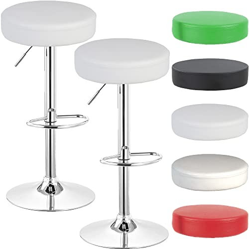 Beltom® 2er Set Barhocker Küchenhocker Barstuhl Tresenhocker Loungesessel Stuhl - Star - X2-Weiß