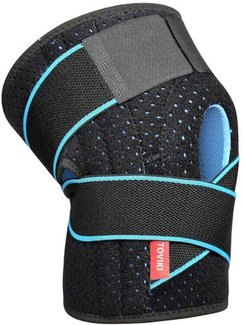 TOVIKI Kniebandage für Männer Damen, Kniebandage mit Patella Gel Pads & Feder Seitenstabilisatoren, Medizinischer Knieschützer für Meniskus Arthritis, Orthopädische Kniestütze- Sport Bandage Knie