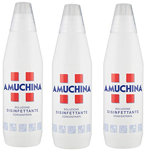 AMUCHINA CONCENTRADA Solución desinfectante concentrada para alimentos - 3 x 1 LITRO