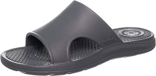 totes Solbounce Sandales à enfiler pour homme, tige ventilée avec soutien tout au long de la journée et semelle intérieure texturée douce et légère, Minéral, 44.5 EU