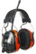 PROTEAR Gehörschutz mit Radio AM FM,MP3-kompatibel,für Industrie,BAU und Mähen Professionelle Lärmreduzierung,SNR 30dB(Orange)