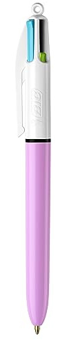 Bic 4 Farben Kugelschreiber Pastell Pink