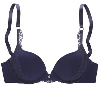 s.Oliver Push-Up-BH aus weichem Material in dunkelblau