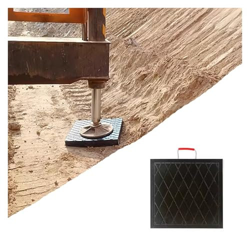 Cojín de elevación para grúa/gato y camión de bañera portátil de alta densidad, 68,6 cm, 58,4 cm, 38,1 cm, 28,1 cm, 27,9 cm, 38,1 cm, 27,9 cm de ancho, almohadillas de nivelación cuadradas apilables