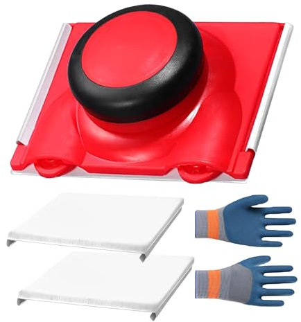 Ancsttu Strumento Per Bordi Pittura - Tagliabordi Vernice Per Pareti - Strumenti Multifunzionali Con 2 Ricambi E Pennello Per Battiscopa E Pareti