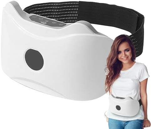 Masajeador Abdominal,Masajeador Anticelulítico - Cinturón Vibratorio Inalámbrico con 3 Modos para Quemagrasas Profundo Y Soporte Moldeador De Cintura
