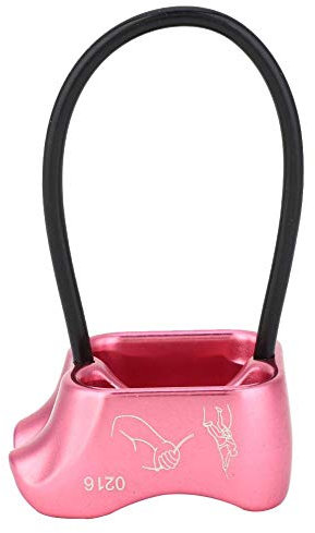 Alomejor Klettern Abseilgerät Bergab Abstiegs Ausrüstung Downhill Abseilgerät Klettern Steigendes Sicherungsgerät für die Erholung im Freien(Absteigen)