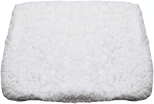 Comfort Finds Wedge Cushion – Chair Support Pillow – Back Pain Pressure & Soreness Relief – Improve Posture (Single Pack, Sherpa Top Cover)