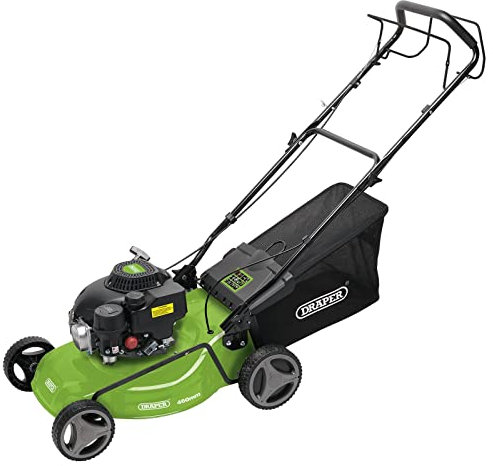Draper 08672 Self-Propelled Petrol Lawn Mower, 460mm, (150cc/3.6HP)